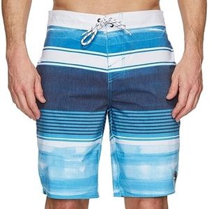 O'Neill Men's Hyperfreak Informant Boardshort 29 Blue Swim Trunks Mid Length NWT
